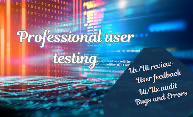 Bestseller - conduct user testing and website testing with 10 real users for feedback