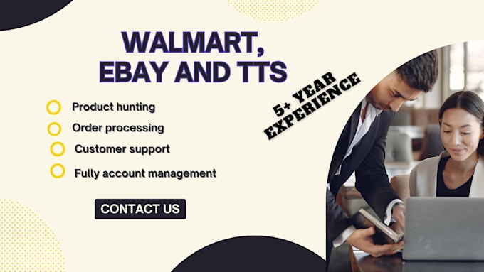 Gig Preview - Fully manage your walmart and ebay seller account