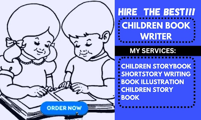 Gig Preview - Ghostwrite children moral book children storybook coloring book editing