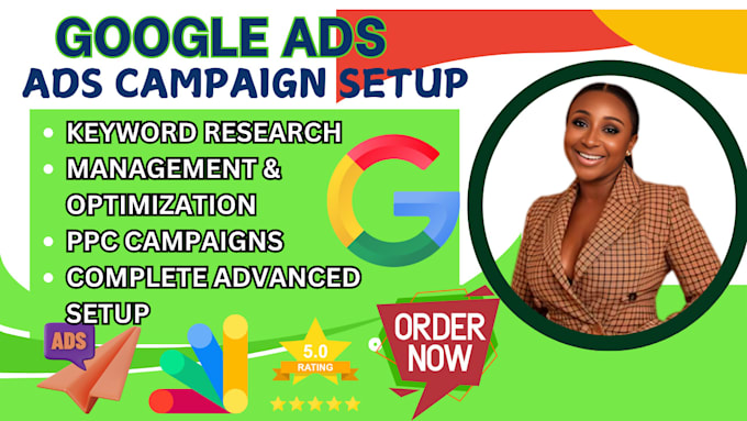 Gig Preview - Boost your business with expert google ads campaigns PPC management