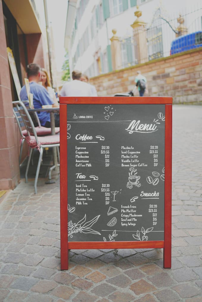 Gig Preview - Design restaurant menu and digital menu or animated menu