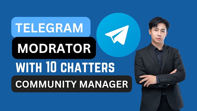 Gig Preview - Be your professional community moderator for discord telrgram and web3 projects