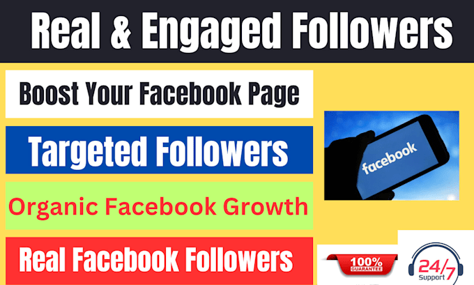 Gig Preview - Do boost your facebook page growth with real and engaged followers