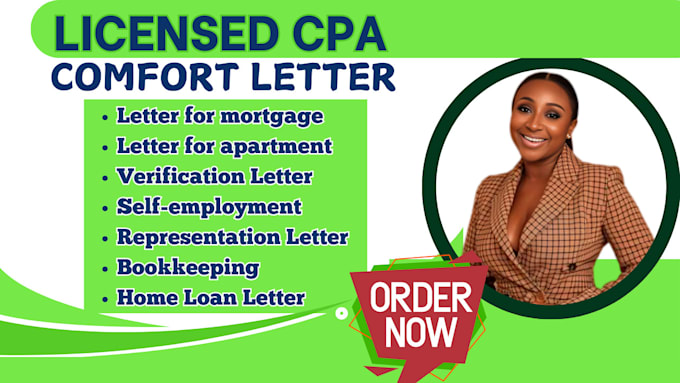 Gig Preview - Do CPA mortgage apartment verification letter