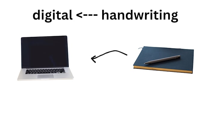 Gig Preview - Convert your handwriting into digital files