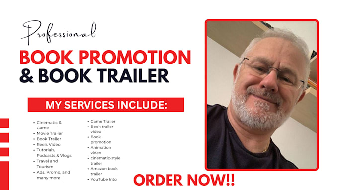 Gig Preview - Do book promotion and marketing ,book thriller video