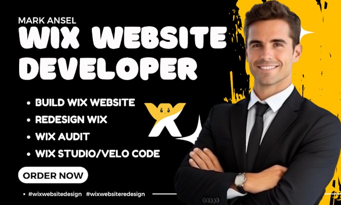 Gig Preview - Wix website developer build wix website redesign wix audit wix studio, velo code