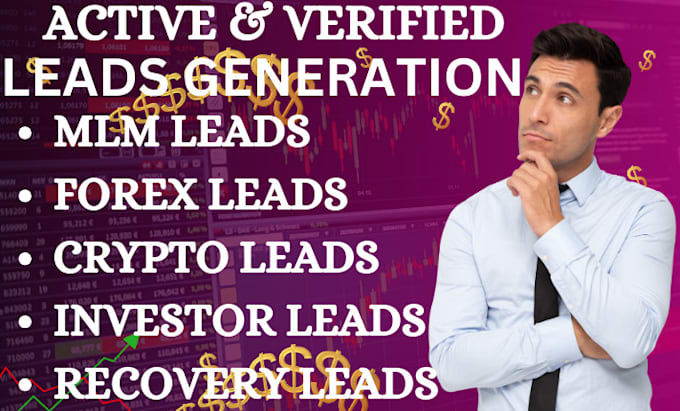 Bestseller - provide active mlm, forex, crypto, investor leads for europe, canada, UK and USA