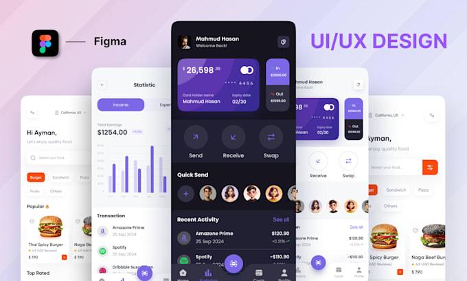 Gig Preview - Create mobile app UI UX design in figma