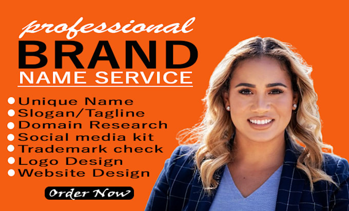 Bestseller - create catchy business name, logo design, slogan and web design for your brand