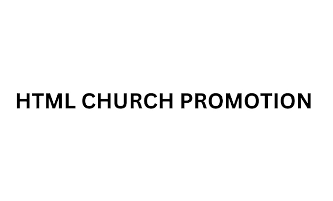 Gig Preview - Do html church promotion