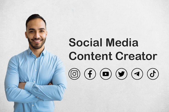 Gig Preview - Be your social media content creator