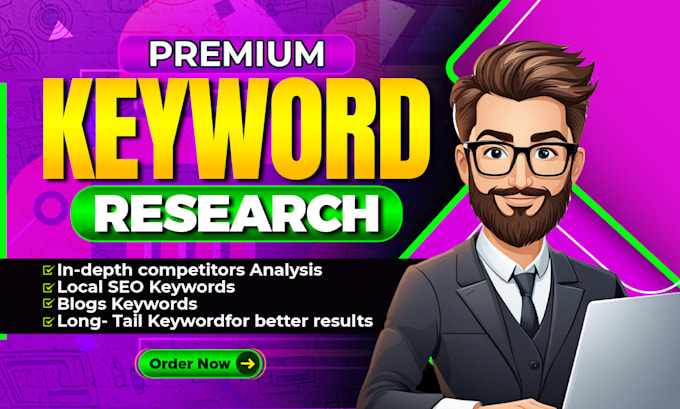 Gig Preview - Provide in depth SEO keyword research and competitor analysis