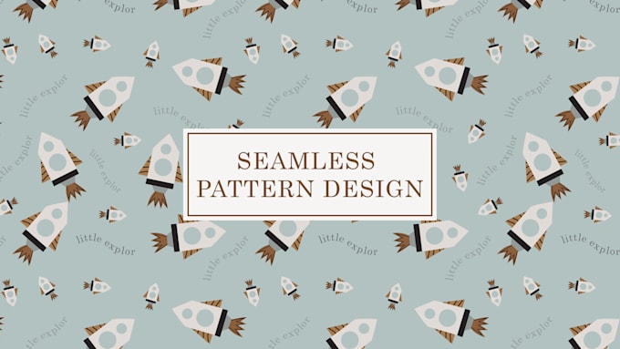 Gig Preview - Do seamless pattern desing for kids clothing