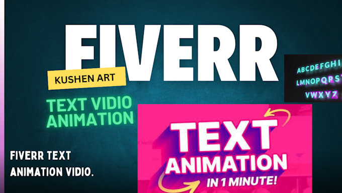 Gig Preview - Creaate an amazing  text animation for your vidio