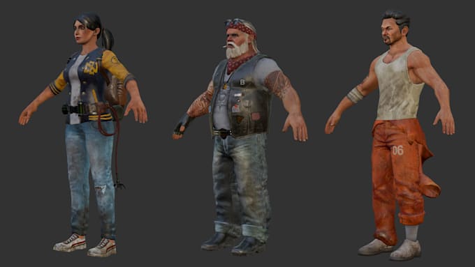 Gig Preview - Do 3d character modeling and sculpting