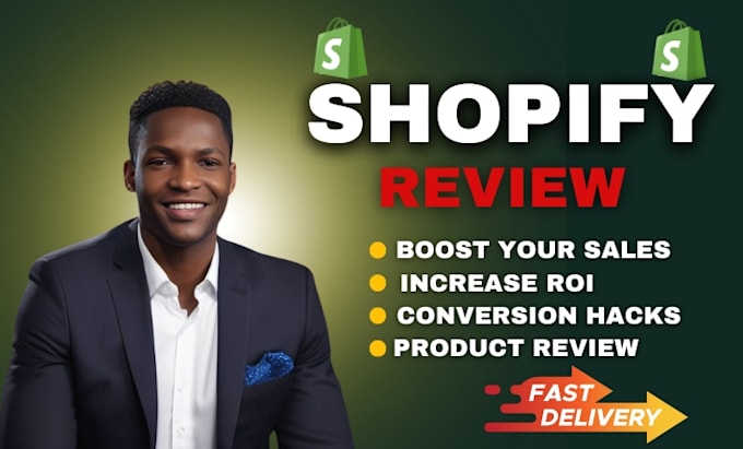 Gig Preview - Review shopify store and boost shopify sales for your store