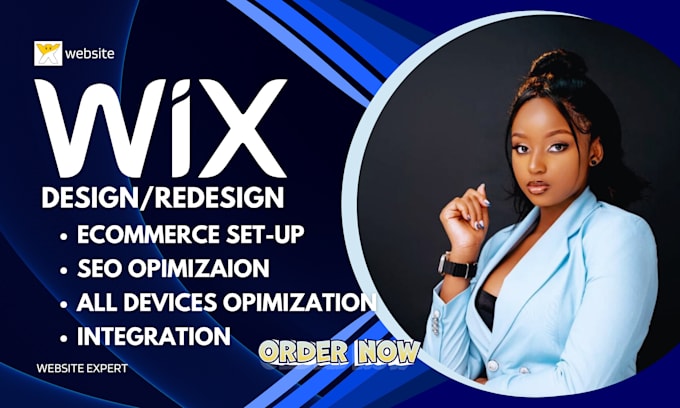 Gig Preview - Wix website redesign wix website design wix studio wix seo