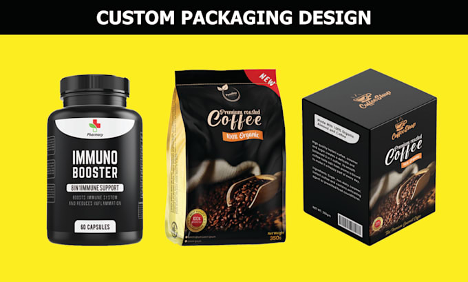 Gig Preview - Do all types of product packaging, pouch design and bag design