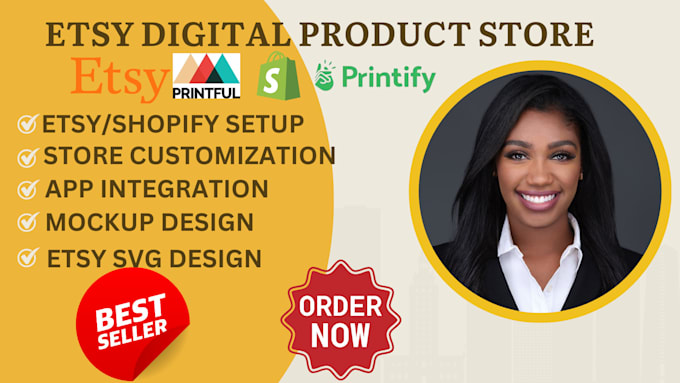 Gig Preview - Svg etsy design sticker printful printfy design custom bundle design in 24 hours