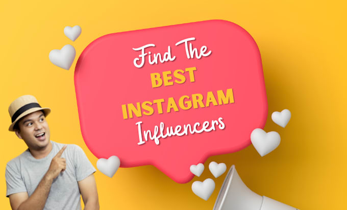 Gig Preview - Find best instagram influencer for your niche