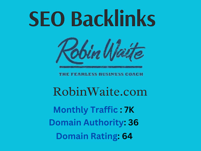 Bestseller - do insert your website link into robinwaite,com