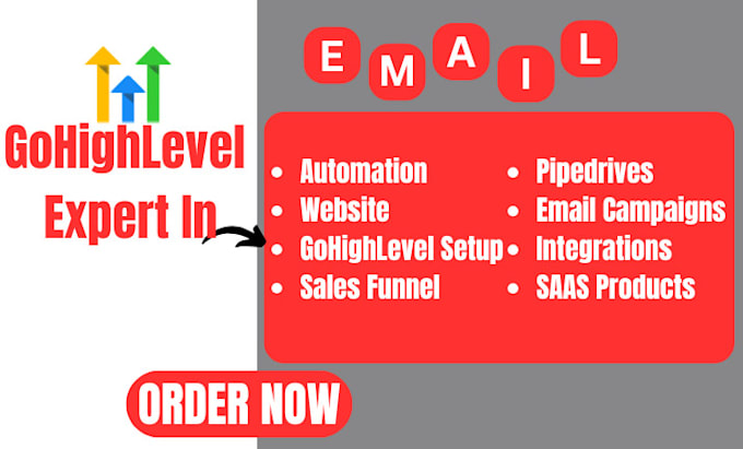 Gig Preview - Set up gohighlevel automation email marketing website, clixlo expert ghl website