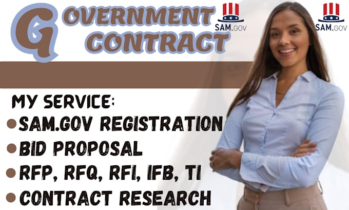 Gig Preview - Do sam gov bid proposal capability statement to win USA government contract