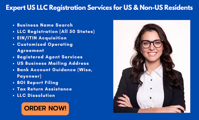 Gig Preview - Do llc creation, USA llc registration, company formation ein