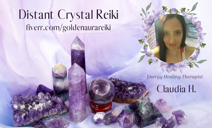 Gig Preview - Send a powerful crystal reiki session within 24 hours