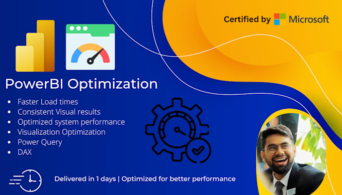 Gig Preview - Fix issues and optimize your power bi dashboards for better performance