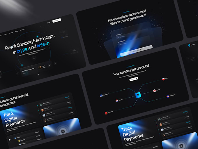 Bestseller - interactive 3d animated crypto website with webflow spline, figma to webflow