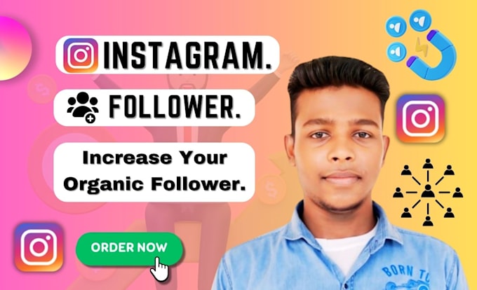 Gig Preview - Grow your instagram organic followers organically and safely