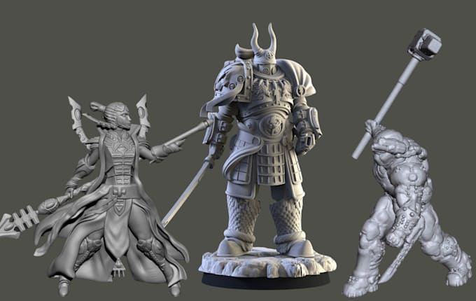 Gig Preview - Sculpt warhammer character, or any of your favourite model for printing