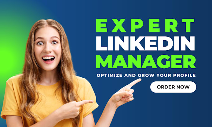 Gig Preview - Be your linkedin manager, content creator, and ghostwriter for profile growth