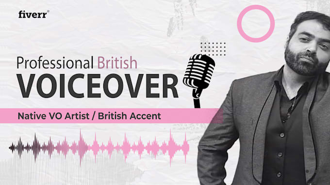 Gig Preview - Do professional native british voiceovers for you