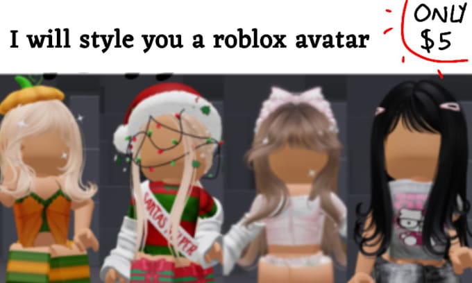 Bestseller - design you a roblox avatar in the style of your choice