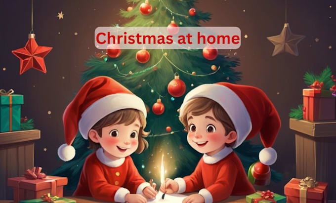 Gig Preview - Do children christian story book for christmas book with bible illustration