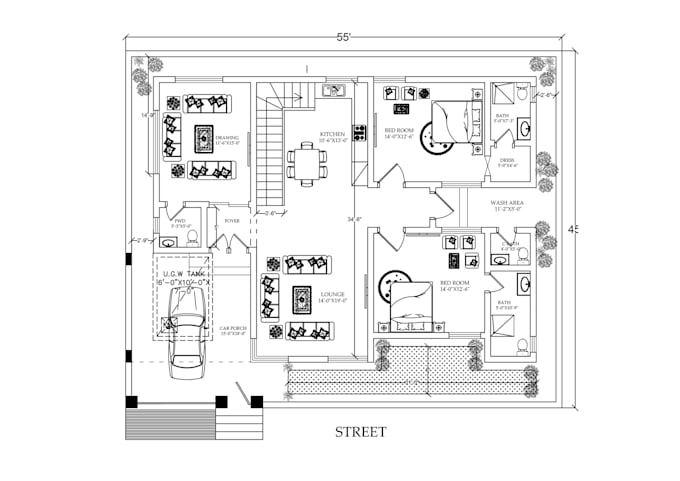 Gig Preview - Draft 2d floor plan and edit 2d floor plans