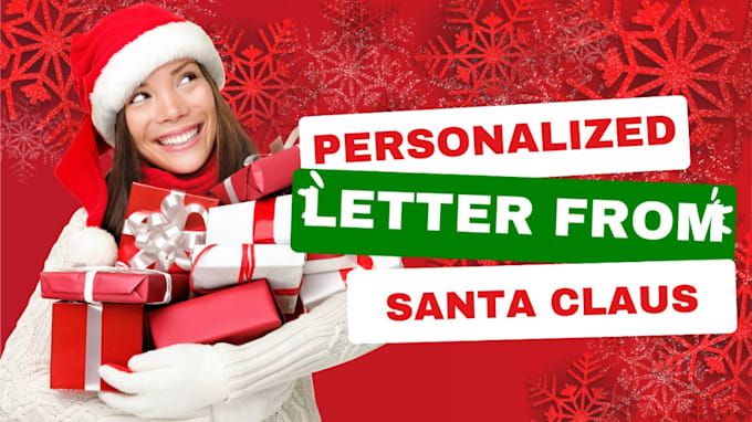 Gig Preview - Write personalized letters from santa, christmas, newyear