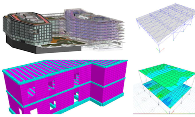 Gig Preview - Design and analyze your civil engineering concrete,steel structure projects