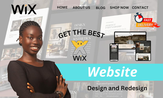 Bestseller - build a stunning wix website design or wix ecommerce store