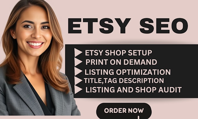 Gig Preview - Rewrite your etsy titles and tags for SEO