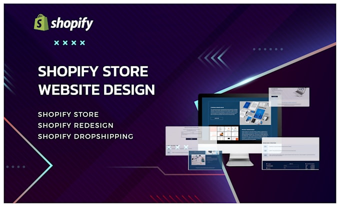 Gig Preview - Design shopify dropshipping store and shopify website shopify store design