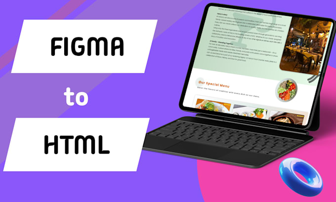 Gig Preview - Design and develop responsive websites and convert figma to HTML