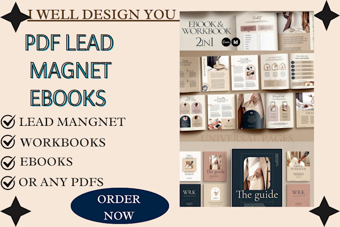 Gig Preview - Design lead magnet, ebook, workbook and pdfs