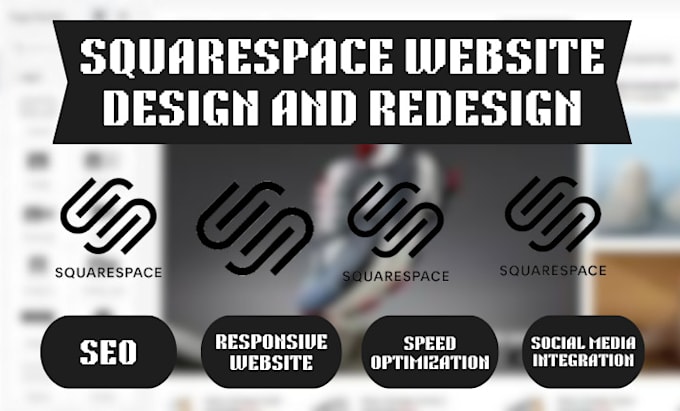 Gig Preview - Squarespace website design fix sqaurespace website redesign web development