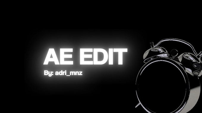 Gig Preview - Make you an edit in after effects