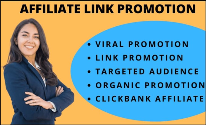 Gig Preview - Ffiliate link promotion, clickbank affiliate link promotion affiliate marketing