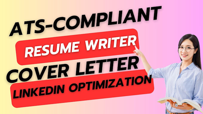 Gig Preview - Write ats resume writing cover letter linkedin optimization that get you hired